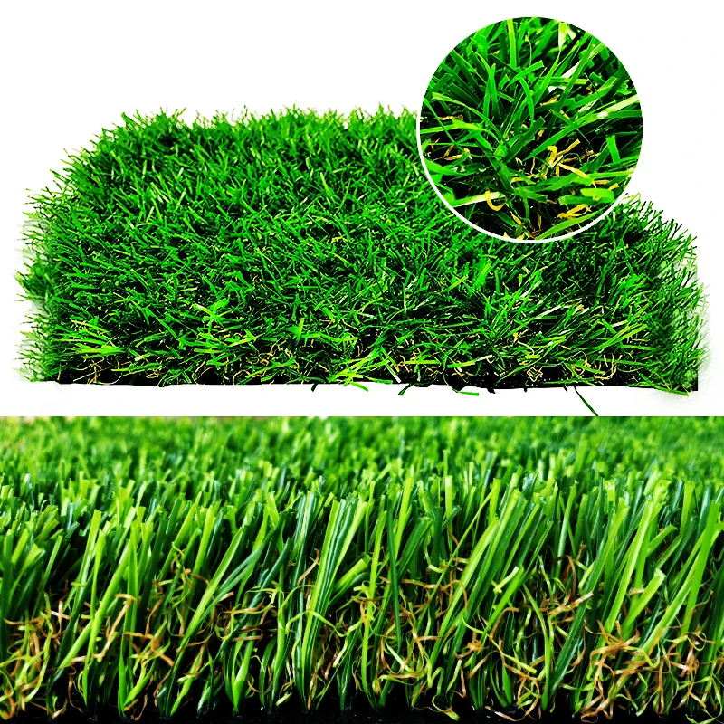 
 Artificial Grass PP+PE Landscaping Garden Artificial Turf Grass China Factory  