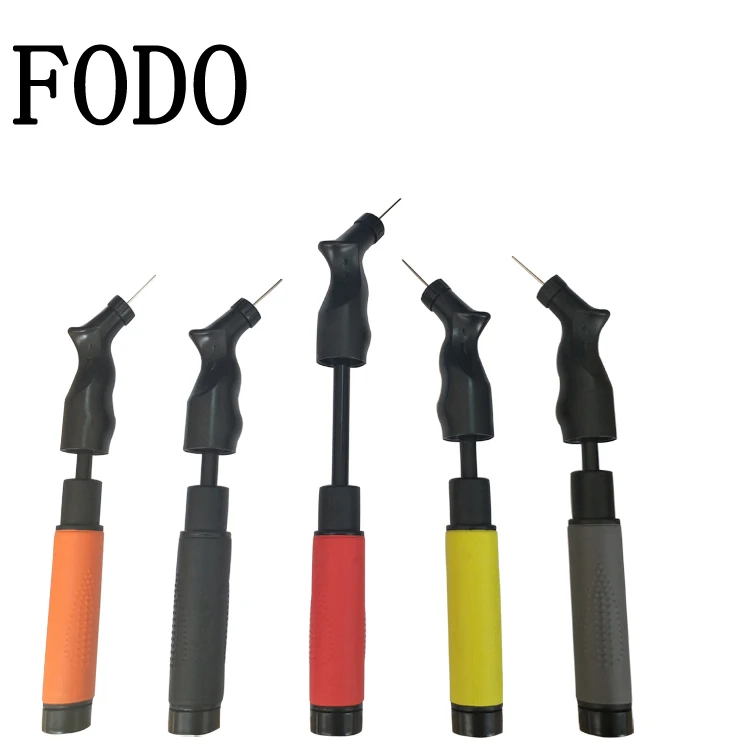 Double action mini ball pump for soccer dual ball pump hot sell on Amazon