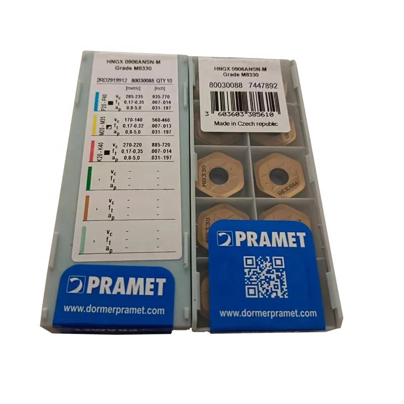 SNHQ120710TRL M8340 milling cutter tools Cnc Lathe Tool Milling Blade DORMER PRAMET Milling INSERT