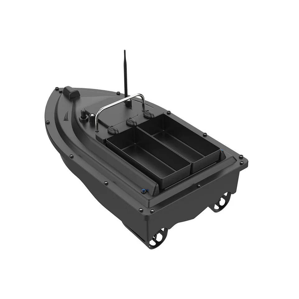 Double Motors Heavy Load Remote Control Fixed Speed Cruise Double Chambers Fishing Bait Boat