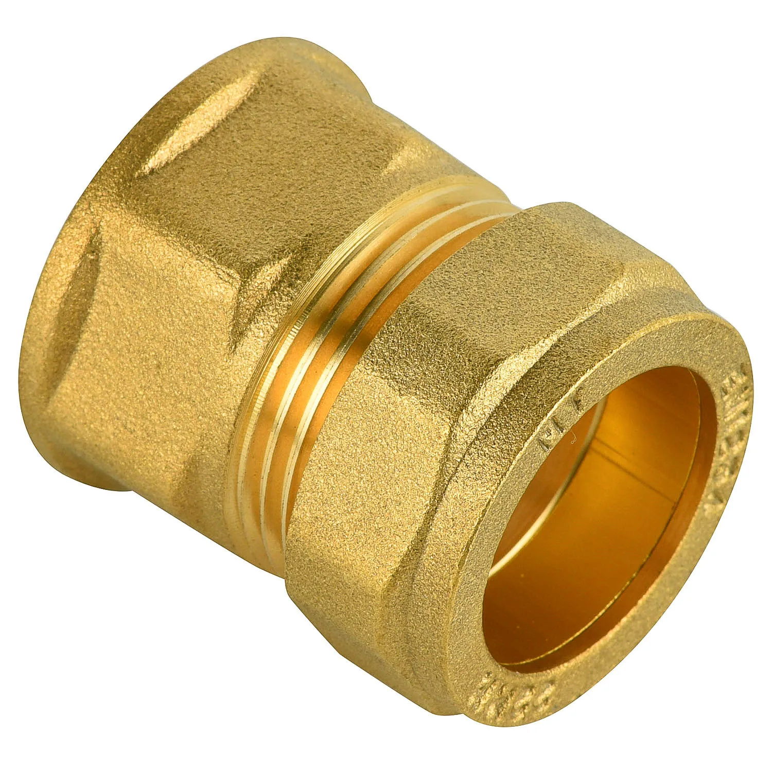 Female Coupling Connector Copper Compression fitting Pex Brass Fitting For Copper Pipe