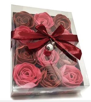 Scent Rose Flower Soap Gift Set Bathing soaps