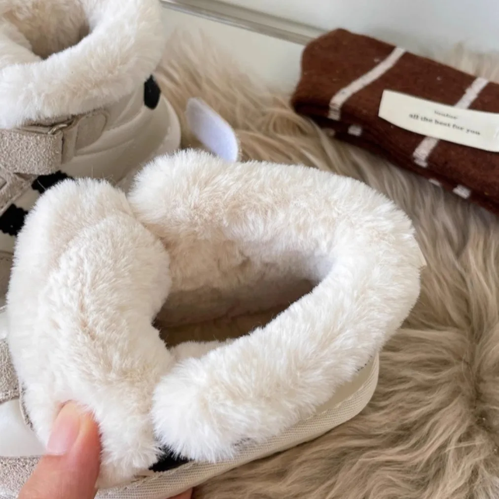 Padded winter warm kids snow boots kids winter boot Brand customization winter boots for kids