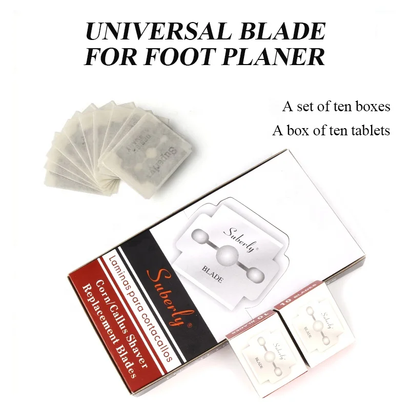 Foot Callus Remover Blades Hard Dead Skin Remove Shaver Planer Blades Blades Foot Rasp Skin Care Replacement Nail Pedicure