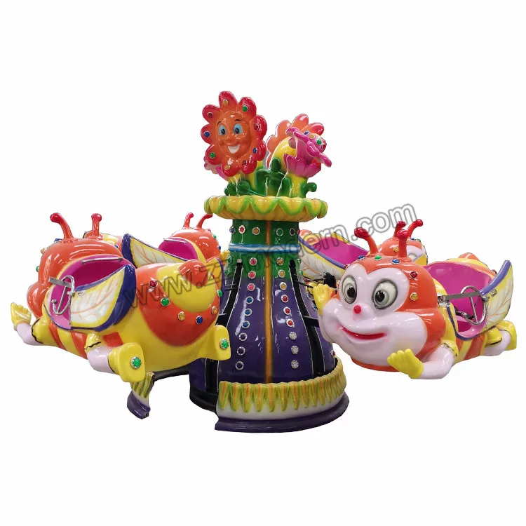 Theme park rides bee self control plane product of amusement park