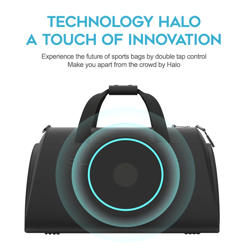 Tohugs Unisex Bicycle Motorcycle Travel fashion Outdoor Sports Dry Wet Separation Waterproof PU Zipper shoes bag Sterilization