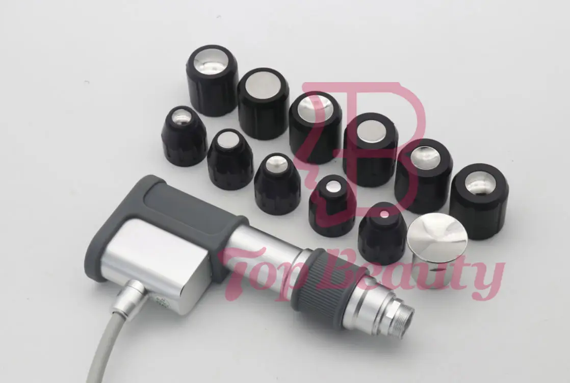 2024 double channel ED therapy electromagnetic shock wave machine extracorporeal shockwave device for physical therapy