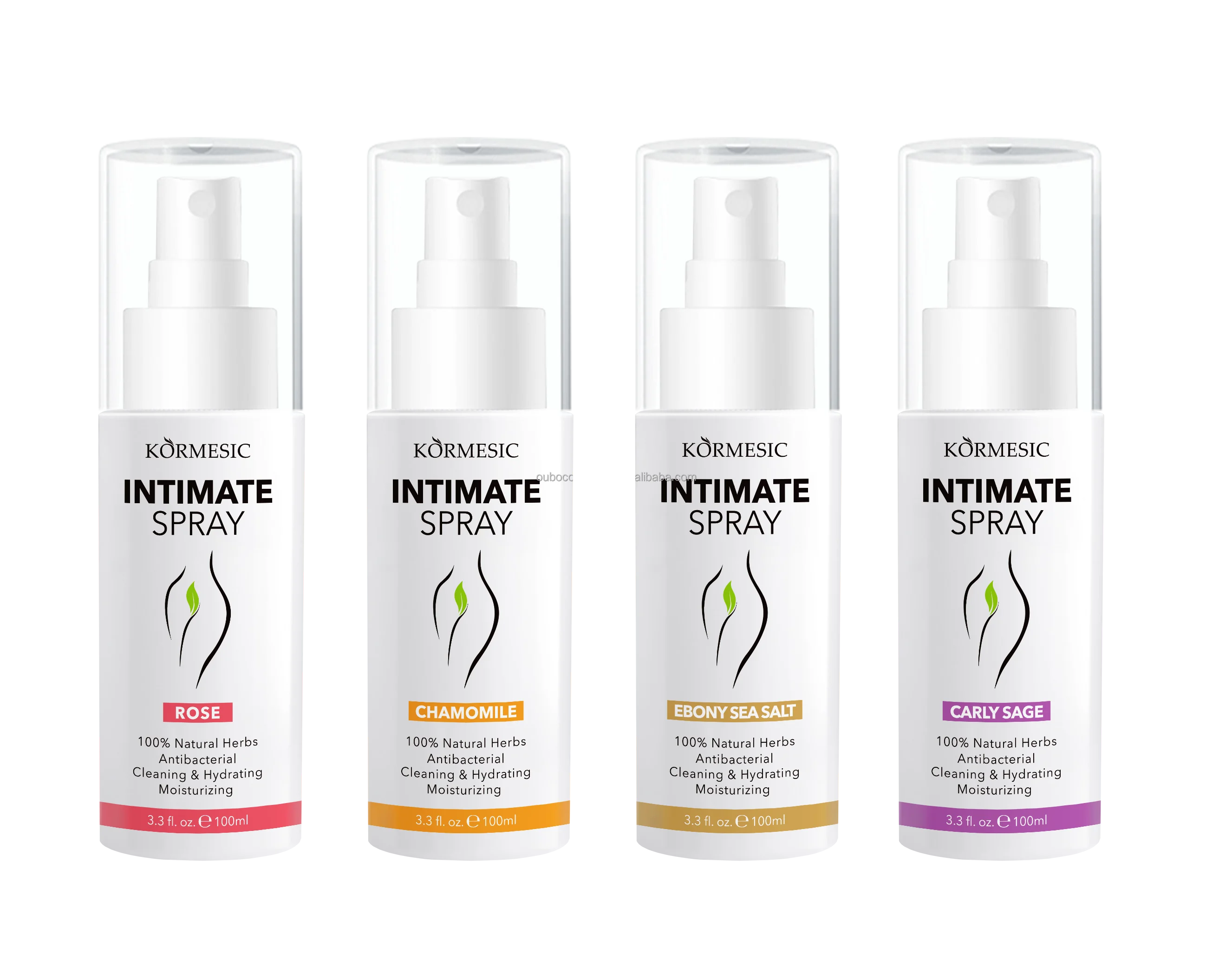 Private Label KORMESIC INTIMATE Natural Herbs Cleaning&Hydrating Moisturizing Body Care Spray 1