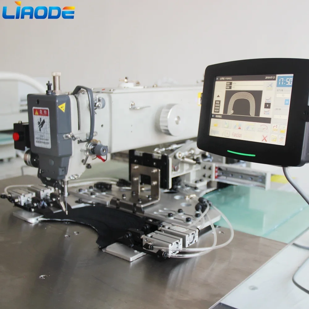 Auto Cap Visor Peak Stitching Machine