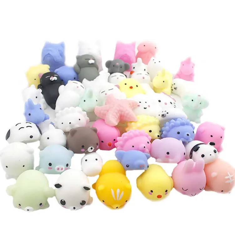 Kawaii Mochi мягкие игрушки для детских вечеринок Мини сжимаемые снятия