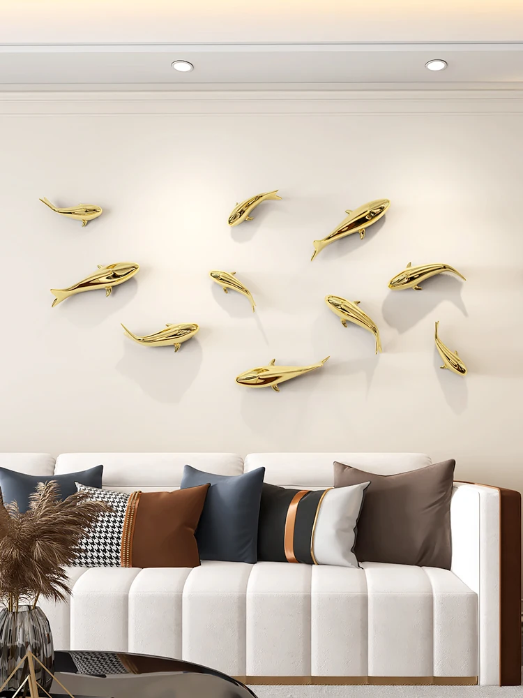 Modern Decorative Wall Art Hand made Fish Wall Hanger with Unique Pattern Wall Hanging