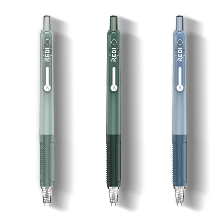 Factory Customization Wholesale Black Ink Gel Pen Retractable 0.5mm Gel Ink Pen for Students