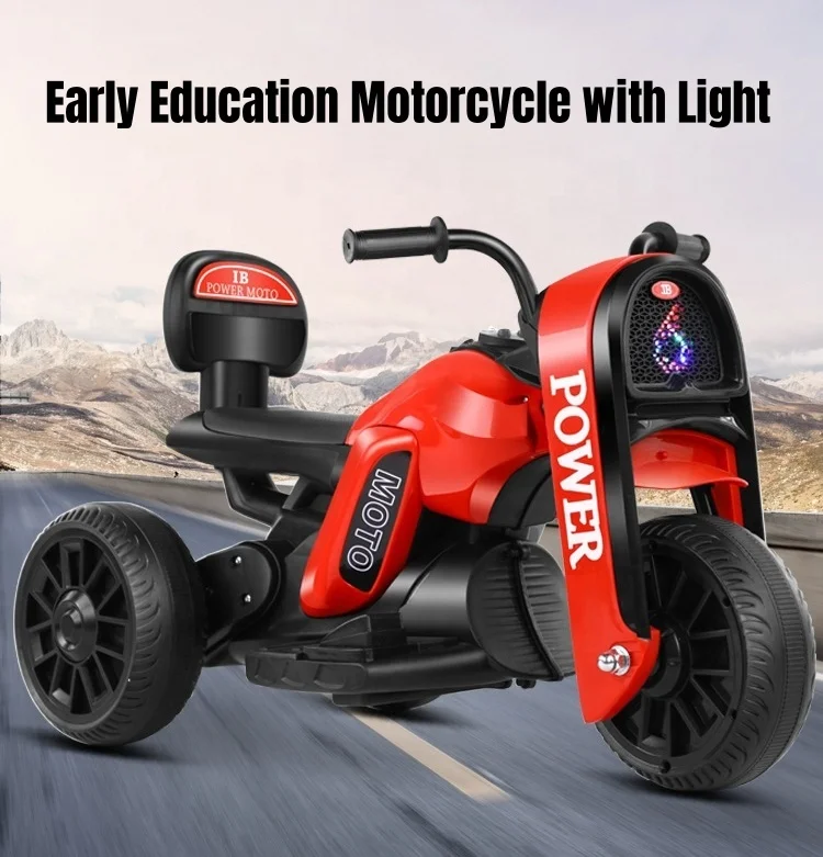 Electric Three-wheeled Motorcycle Electric Motorcycle electric Toy With Music Kids Motor 3 Wheels Ride On Car