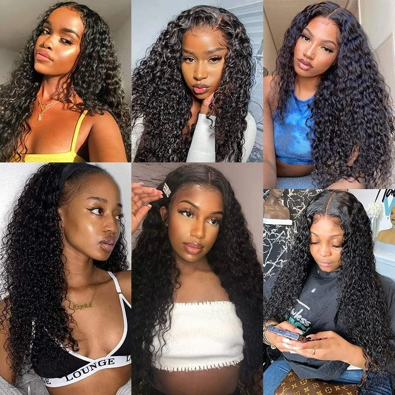 highlight frontal wig straight body wave deep wave curly  , full frontal wig customized hair color ,ombre human hair