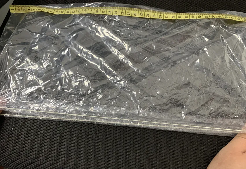 Factory wholesale Cheap HDPE LDPE Thickened Custom Plastic Bags With Elastic Closure