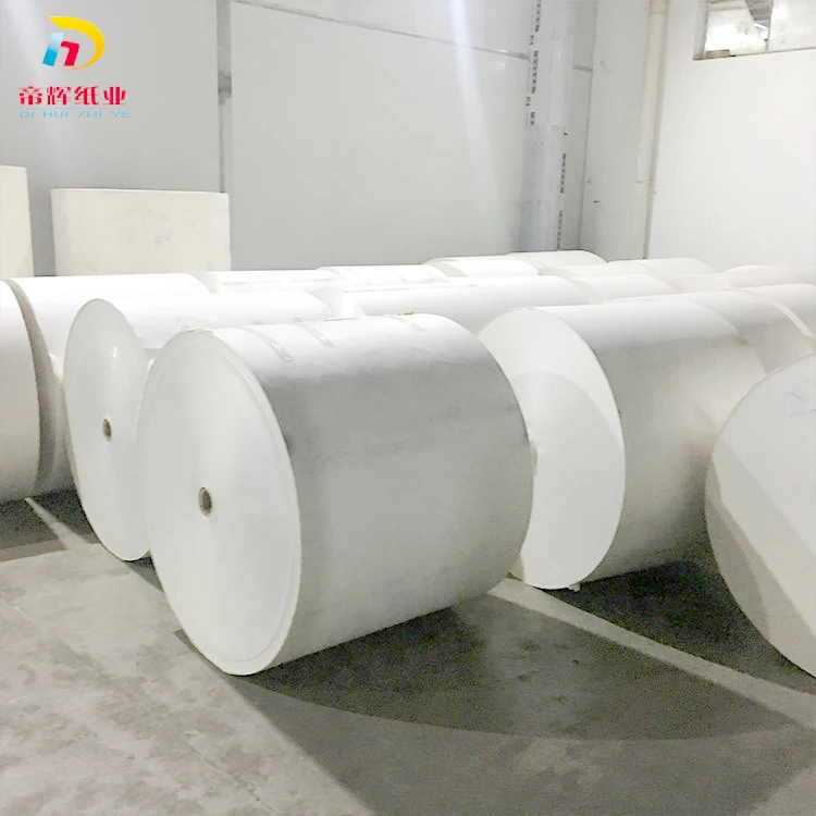 App factory pe coated paper cup paper bottom roll raw material printed 165gsm for making /paper bowl/paper cup plate