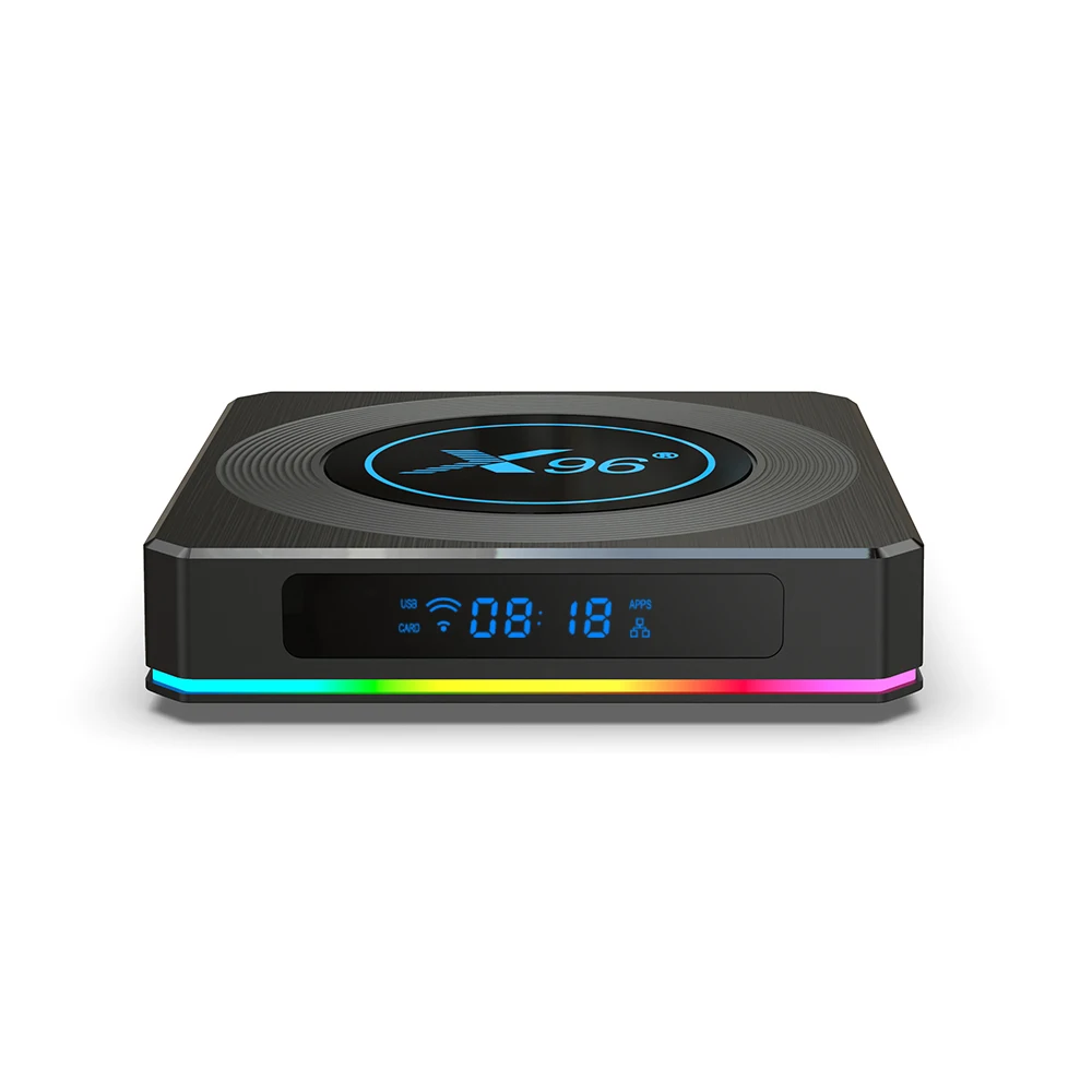 Factory Price X96X4 Android 11.0 TV Box Quad Core S905x4 RAM 4GB ROM 64G Dual WiFi HD 8K Best Android 11 IPTV Box