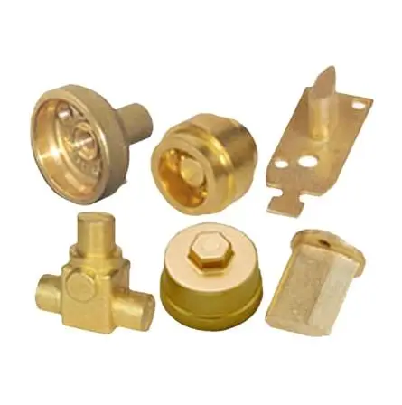 Custom High Precision 5 Axis CNC Brass Machining Parts for Motorcycle Axle Nut