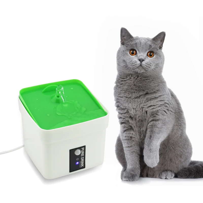 Pet water dispenser 2021 evernew Cat drinking fountain 1L automatic pet cat water fountain