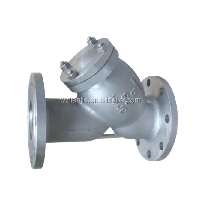 CF8M Strainer oil and gas API y filter steel strainers