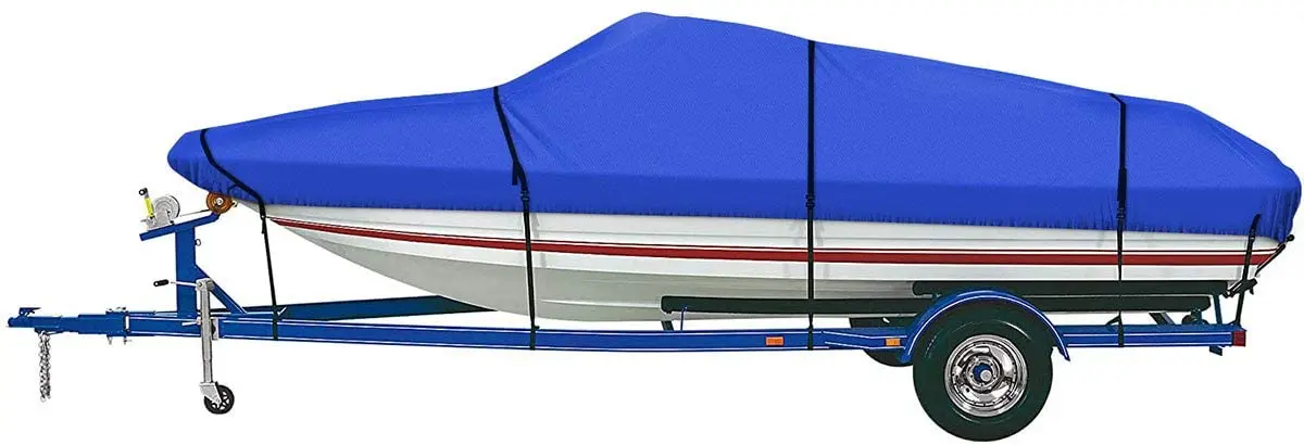High Density Poly Oxford Fabric Coated Tarps Pvc Plastic Waterproof Boat Cover