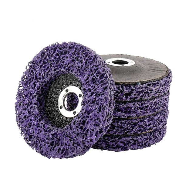 Abrasive Tools 115 X 22mm 4.5 inch  Purple Strip And Clean Disc For Grinding Metal Removing Paint And Cleaning Weld Seams