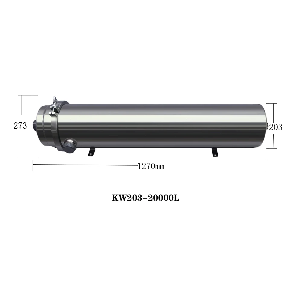 SWKWC203-20000L Ultra-large flow 304 stainless steel UF water treatment system water station equipment water filter
