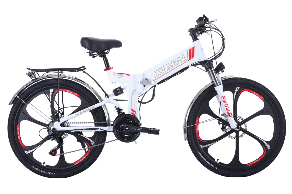21 скорость 48V 250W 350W Ebike черный белый складной электрический велосипед с сертификатом CE