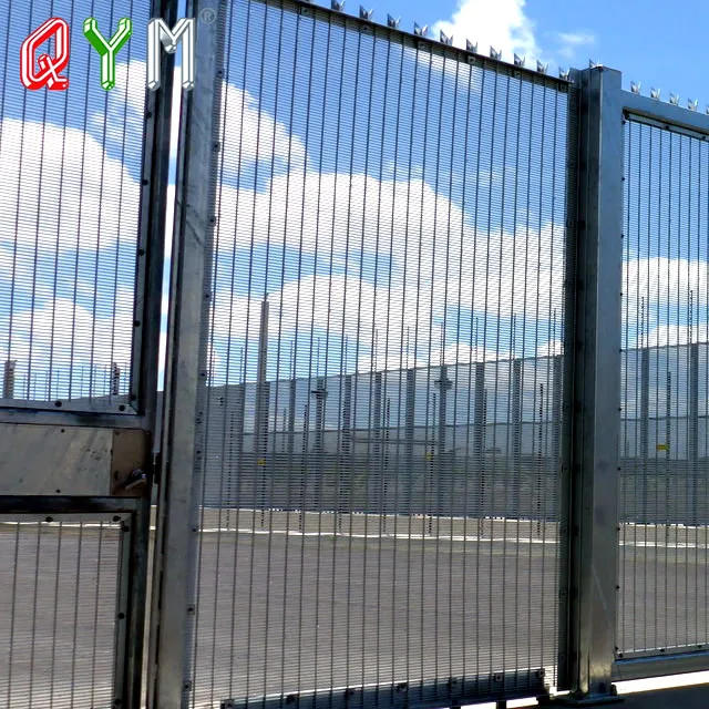 358 Security Fence Panel High Security Dense Mesh Anti Climb Fence