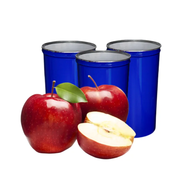 Brix 10 TA 0.2 aseptic bag drum 200kg Pure Natural Beverage drink raw material fruit Puree juice apple pulp