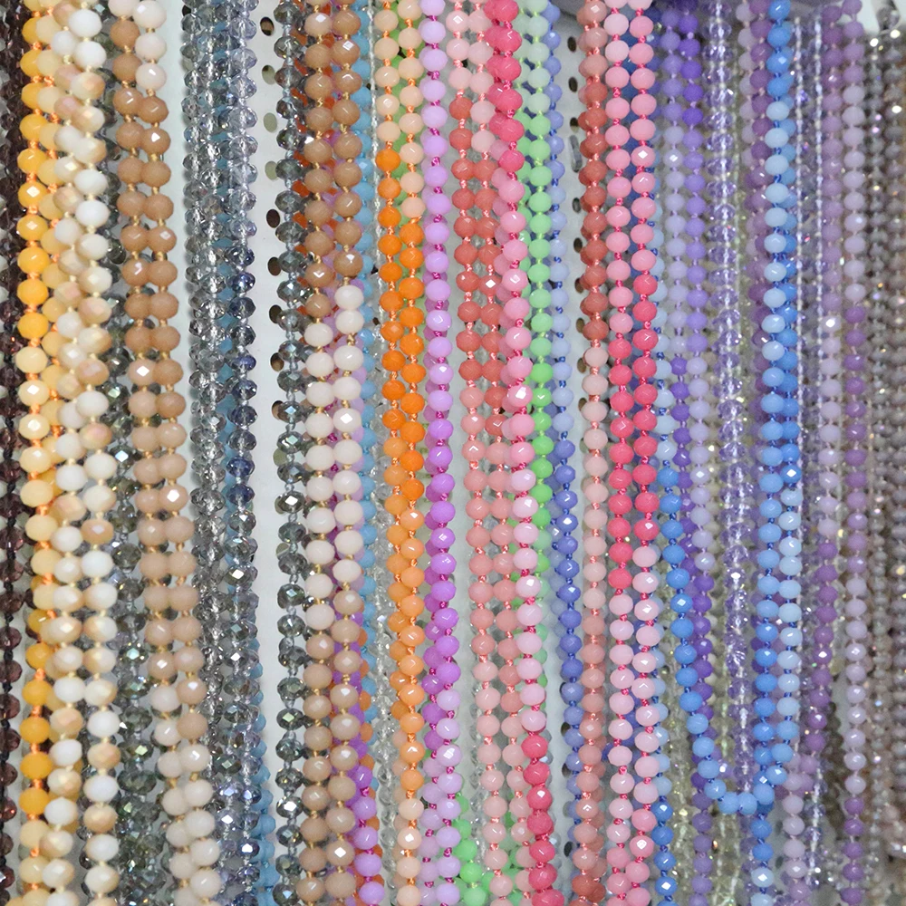 4x6mm Glass Beads Gray with Half IMT Rhodium Plated Faceted Rondelle  Beads  DIY Jewelry Bead Jewelry Making 100pcs