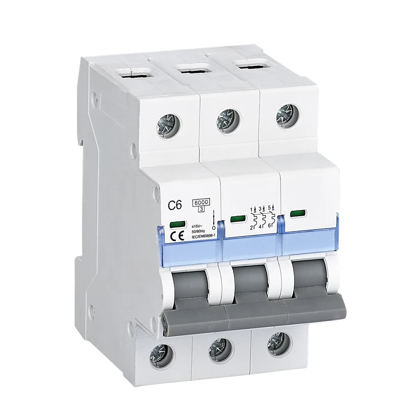 DC  12v 48v 110v 220v 500v 125V  250V MCB 2P-C63 Miniature  Circuit DC breaker for Solar System