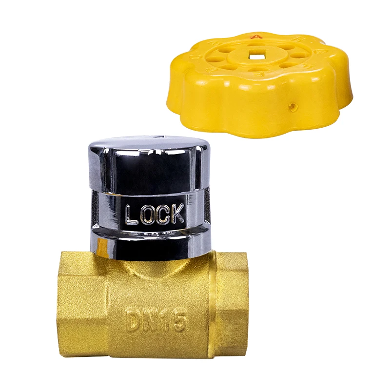 TMOK 16Bar Working Pressure Brass Magnetic Ball Valve With Plastic Key