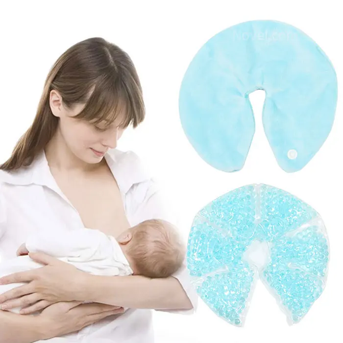 2 Pack Breastfeeding Essentials Soft Covers Hot Cold Breast Therapy Packs Pads
