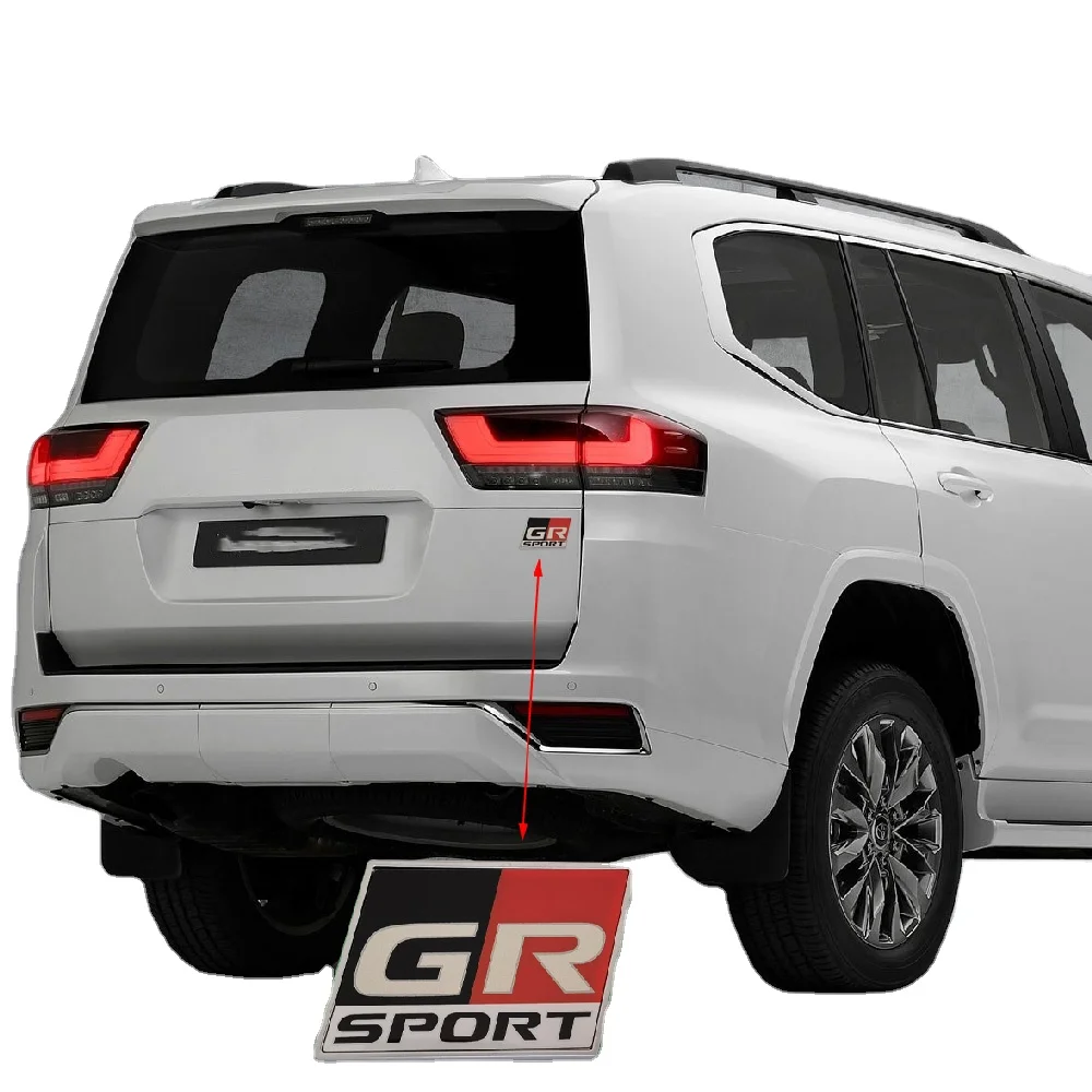 GR Side Marker GR sport Postscript  FOR TOYOTA LAND CRUISER LC300 2022  Car Sticker GR Sport Logo Badge Emblem Decal