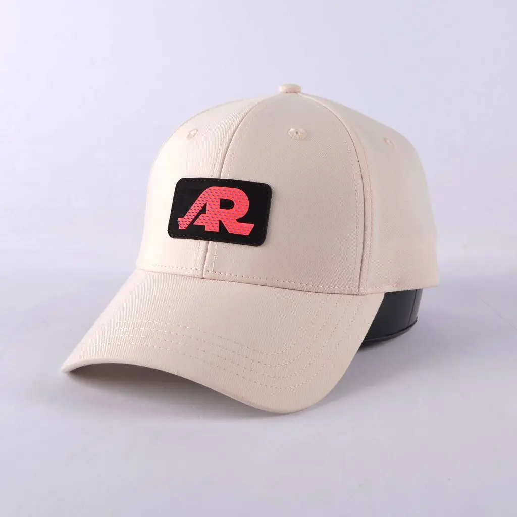 Custom High Quality 6 Panel 940 Baseball Golf Hat American Style Fabric Cap with AR Letters Rubber Patch Fashionable Sports Hat
