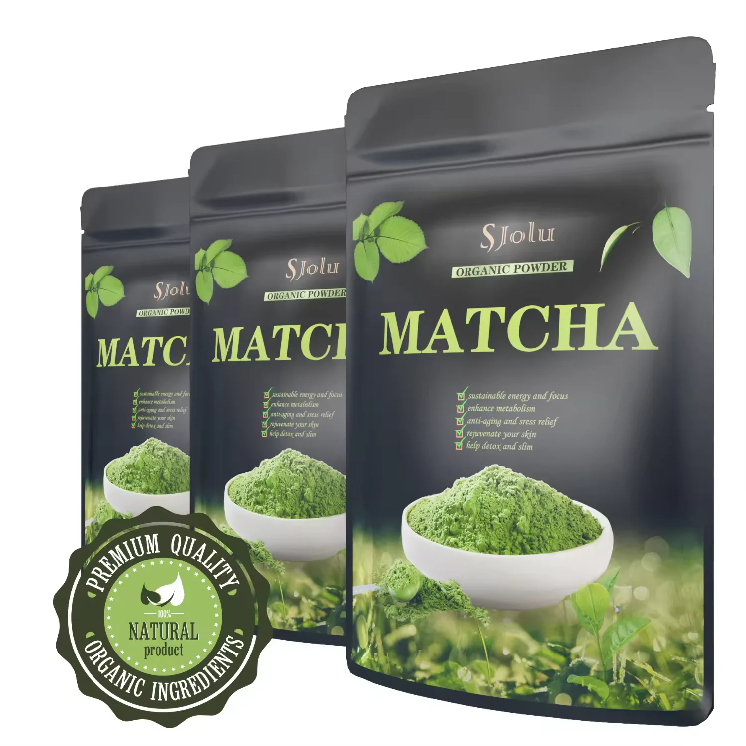 Private Label 100% Natural Pure Organic Matcha Powder Green Tea Ceremonial Matcha Powder