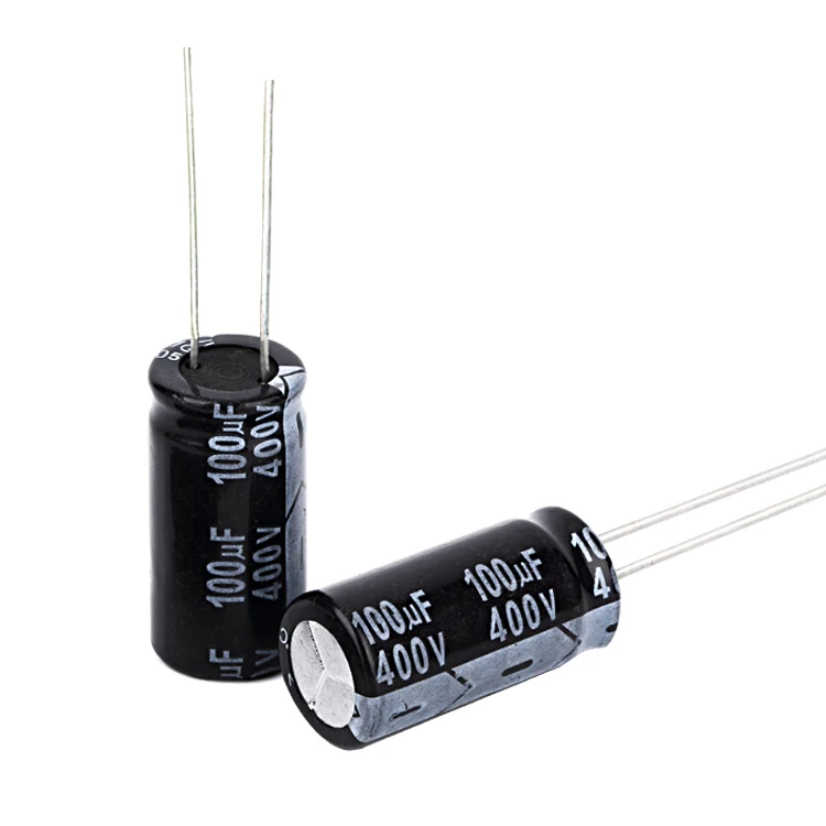 Wholesale Hot Products High Rippie High Thermal Polymer 400V 100Uf 18*30 Electrolytic Capacitors
