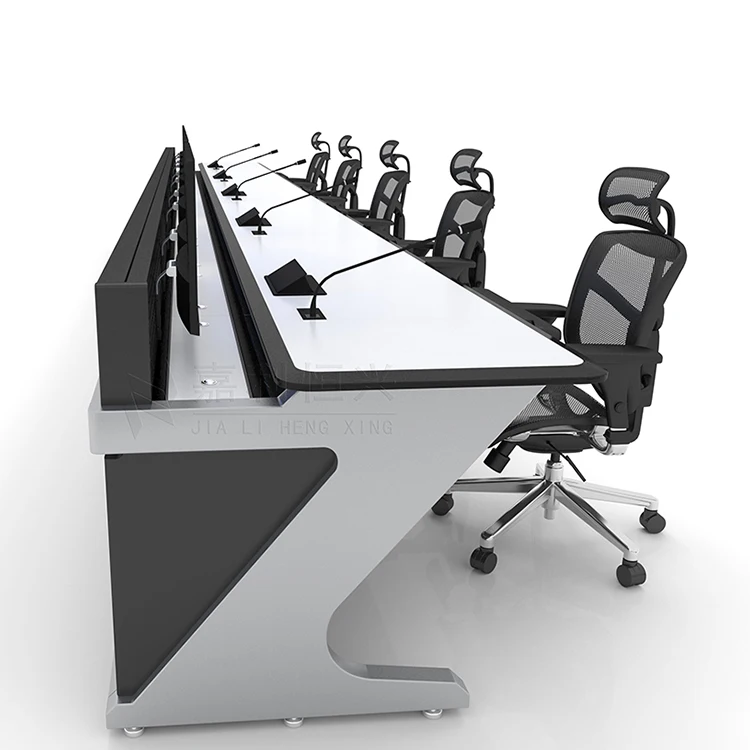 New Design Five Seats Advanced Monitoring Console Control Room Console