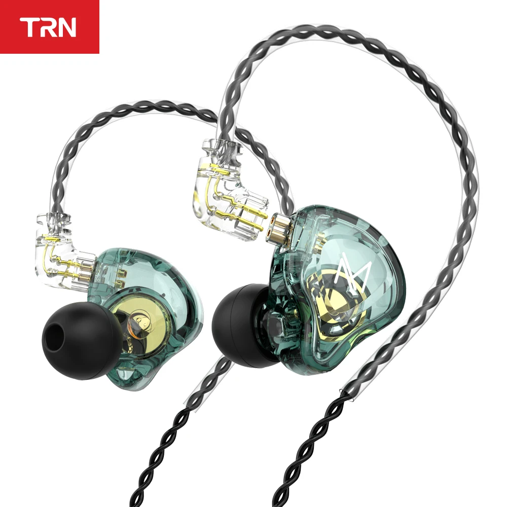 TRN MT1 Hi-FI 1DD Dynamic In-ear Earphone Drive HIFI Bass Metal Monitor Running Sport Earphone