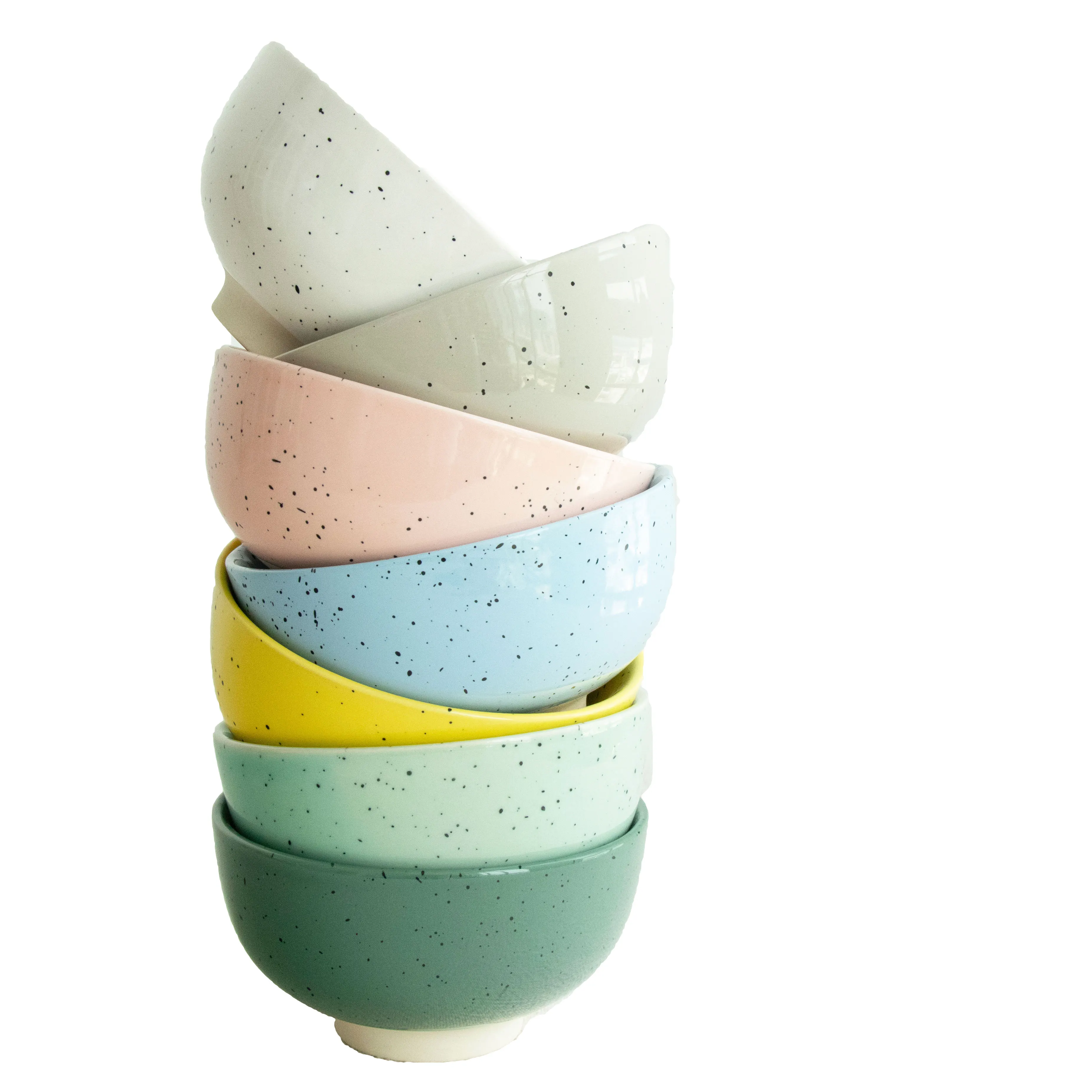 Joyye New design stoneware bowl set ceramic colorful soup ceramic bowl porcelain China manufacturer ceramic bowl