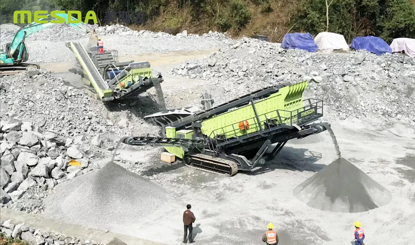  35T / 300t/h MOBILE CONE CRUSHER PLANT /STONE OF