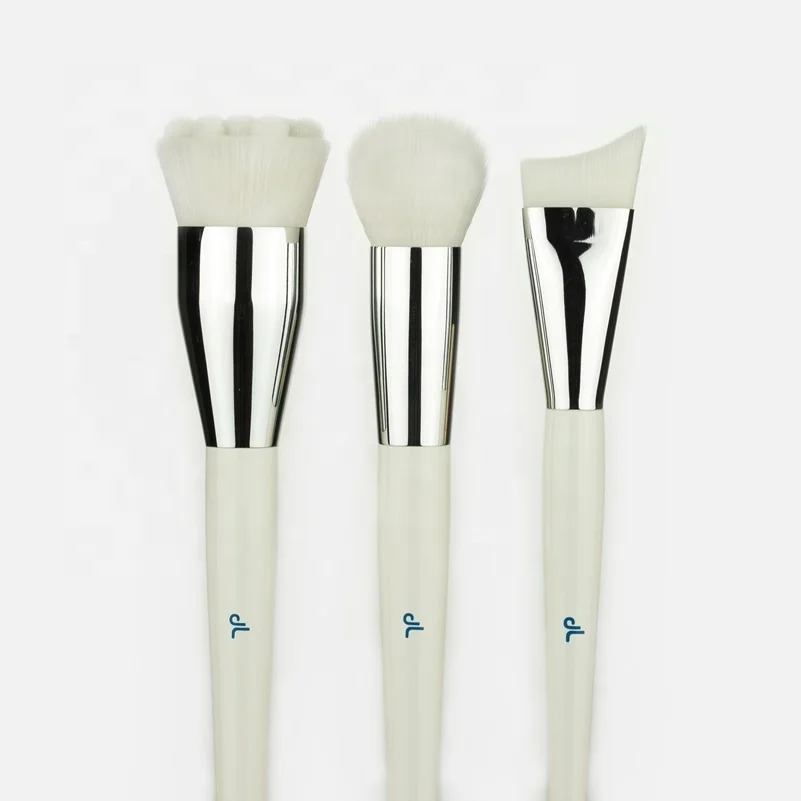 2024 High Quality Makeup Brush Set Synthetic Hair Injection Handle Custom Logo Private Label for Facial Mask Cleansing