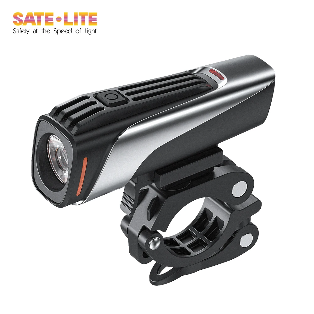 Factory direct Sate-lite 1000 lumen  USB rechargeable bike light  eletric bike front light CREE LED waterproof