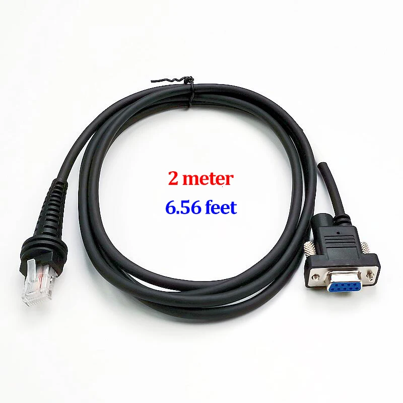 Sotesin ODM OEM 2M Rs232 Db9 Female to RJ45 RJ50 cable pos lector de escaner de codigo de barras For Honeywell 1900/1200g/1250