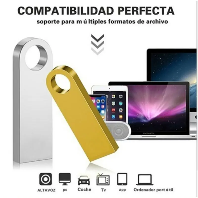 OEM ODM Cle Clef Pormo  Memorias USB Flash Drive Wedding Gifts 8GB 16GB 32GB USB2.0 Metal USB Flash Drive Stick With Box