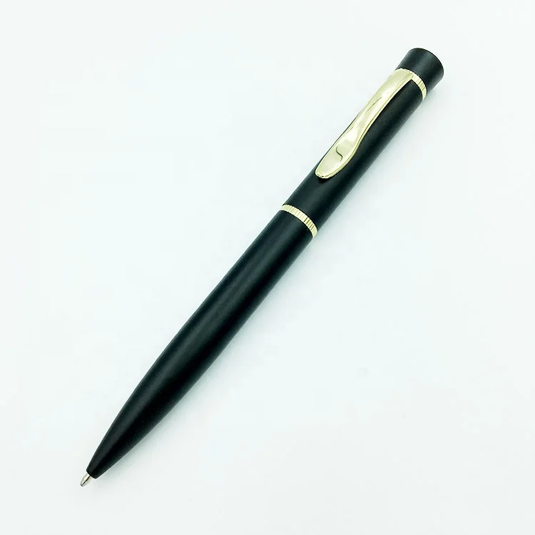 Promotional business souvenir corporate gift logo printed metal pen with box