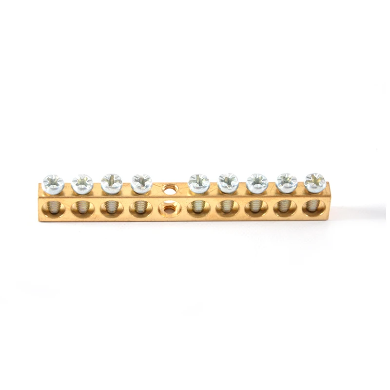 Screw Terminal Block Connector Distribution Box Terminals Grounding Bars Breaker Box Part