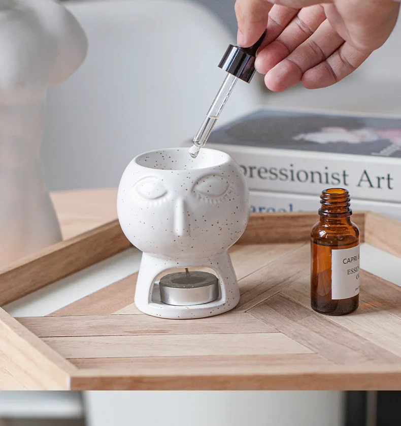 Новый современный дизайн ароматизатор нагреватель воска подсвечник керамическая масляная горелка