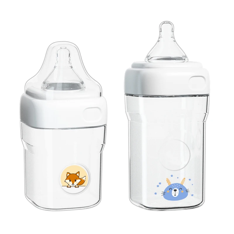 2024 New Born PP Silicon Infant Feeder Bottles Set Newborn Kids Baby Drinking Products Feeding Water Milk Bottle For Baby